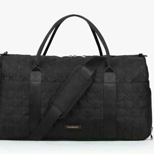 New Bagsmart Travel Duffle Weekend Gym Large Overnight Bag Quilted Black